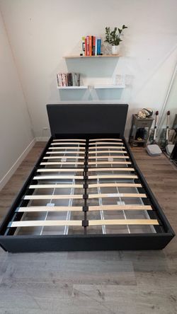 Queen Bed Frame with Storage
