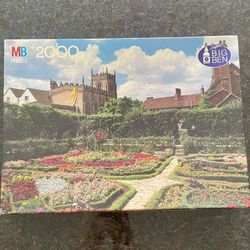 Super Big Ben 2000 Piece Puzzle - Shakespeare's Gardens