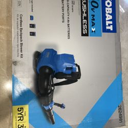 Kobalt 40v max brushless cordless backpack 