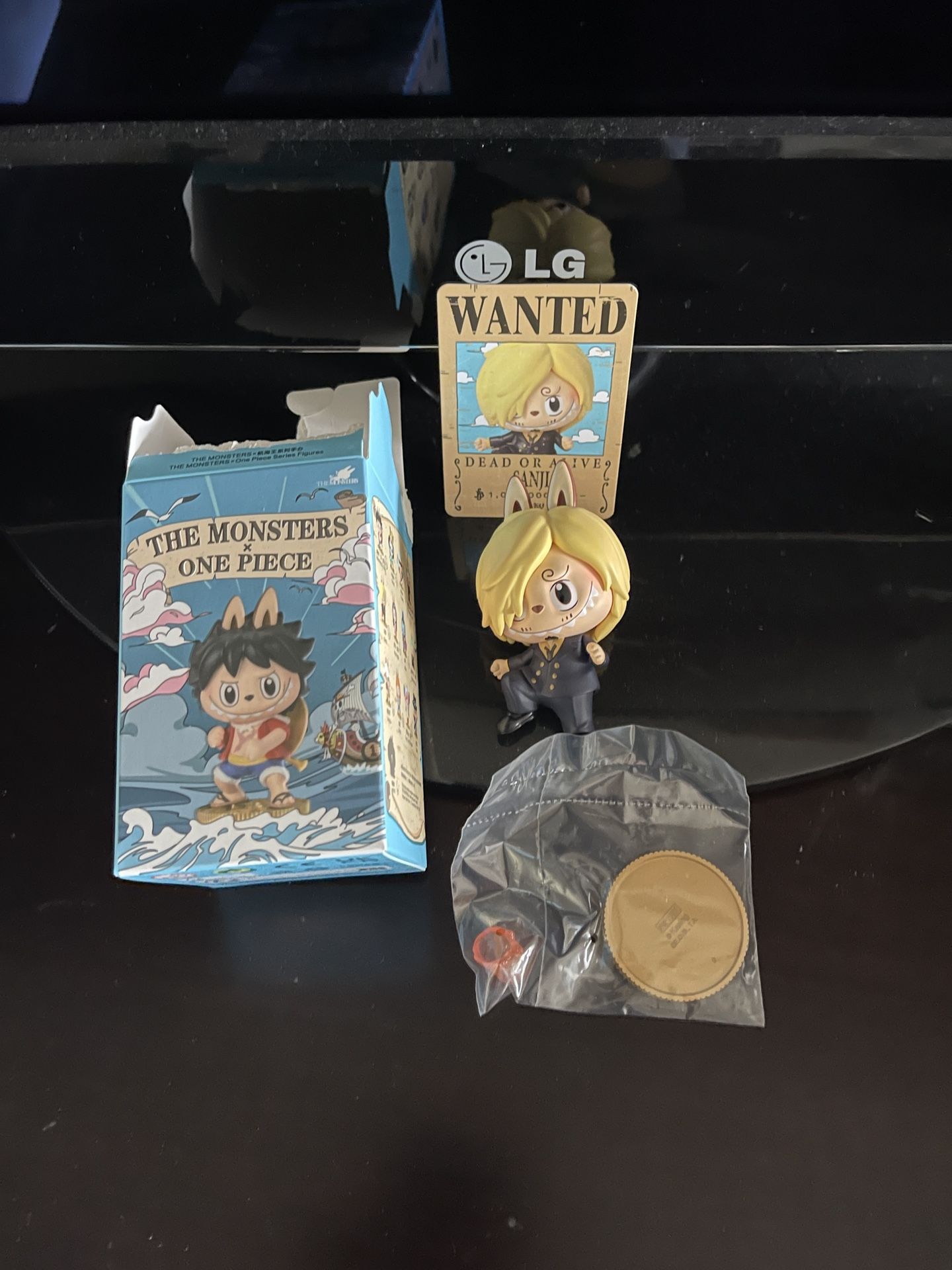 The Monster X One Piece Labubu Sanji