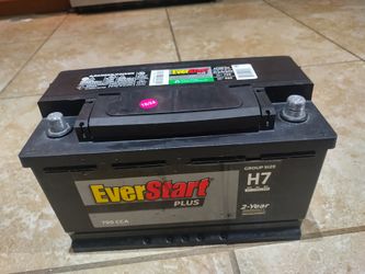 Everstart Plus battery group H7-94R,  750 to 935 Ampers. Made on 10/2024, The price is $85 cash,