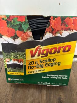 Vigoro 20 ft Scallop No-Dig Edging