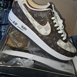 Louis Vuitton Nike Air Force 1 Sneakers