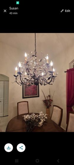 Expensive Chandaliers Plus Double Fan Light