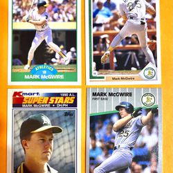 Mark McGwire 4-Card Lot #3 (1(contact info removed))