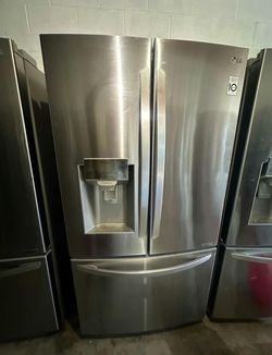 LG 3-Door French Door Fridge Stainless Steel