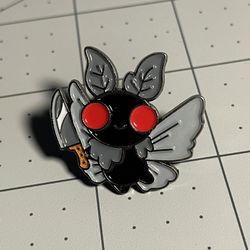 Mothman Enamel Pin - Cryptid Monster Legend Spooky 