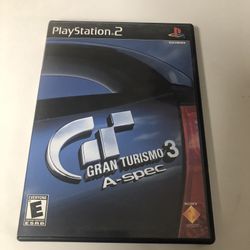 PS2 gran turismo 3 A-spec video game