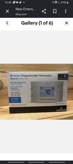 80 SERIES PROGRAMMABLE THERMOSTAT