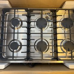 36”, 6 Burner Gas Cook Top