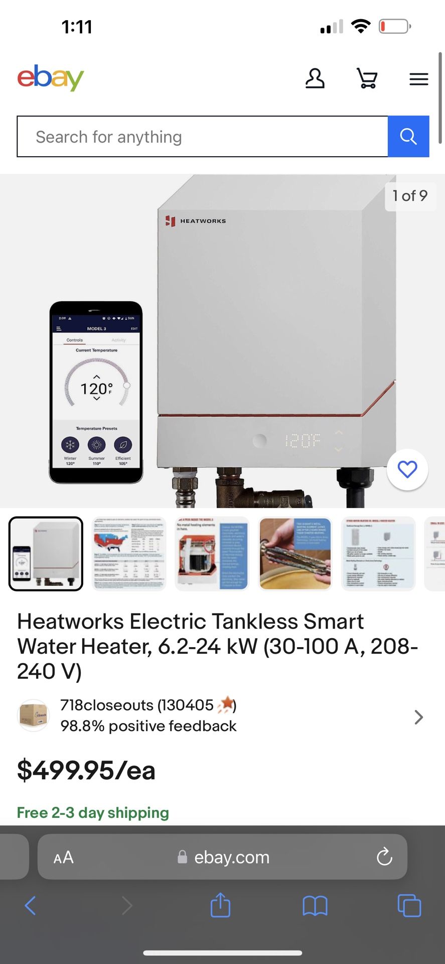  Water Heater