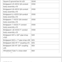 Electrical/Solar Conduit Fittings 