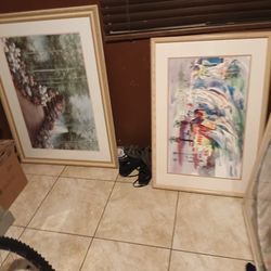 2 Big Art Pictures For Sale 