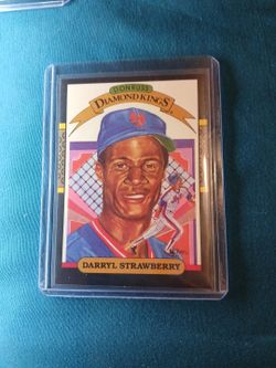 Darryl Strawberry Donruss Diamond Kings Baseball Card