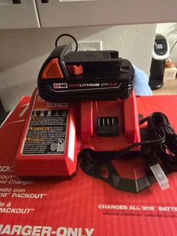 Milwaukee battery CP2.0 and charger
