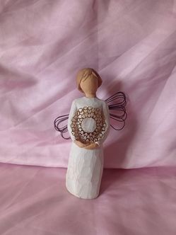 Willow Tree Sweetheart Angel, Sculpted Hand-Painted Figure