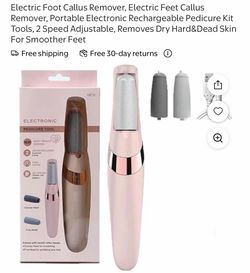Electric callus remover, new