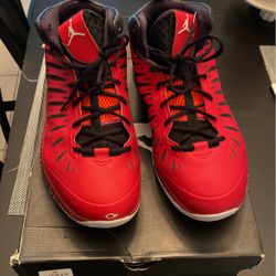 Red And Black Michael  jordans