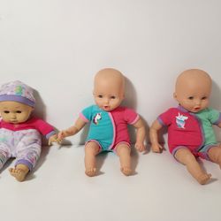 3pcs Unicorn Baby Dolls
