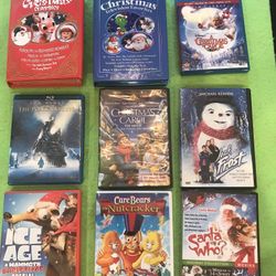 Christmas DVD and Blu Ray (14 Total)