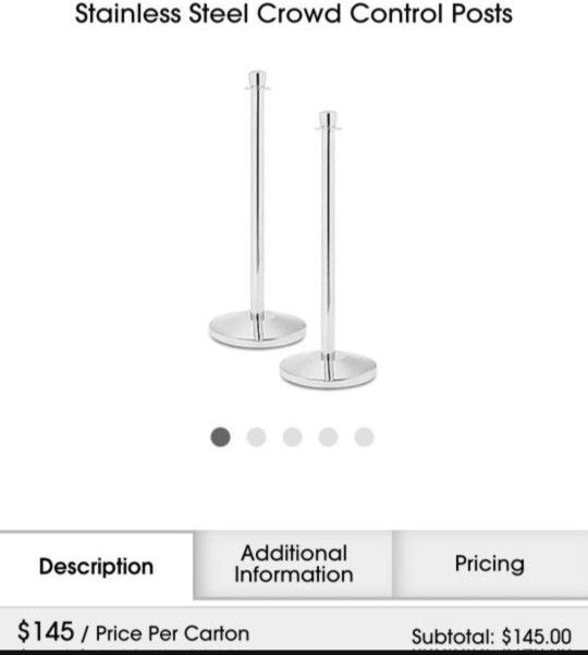 Sliver stanchions