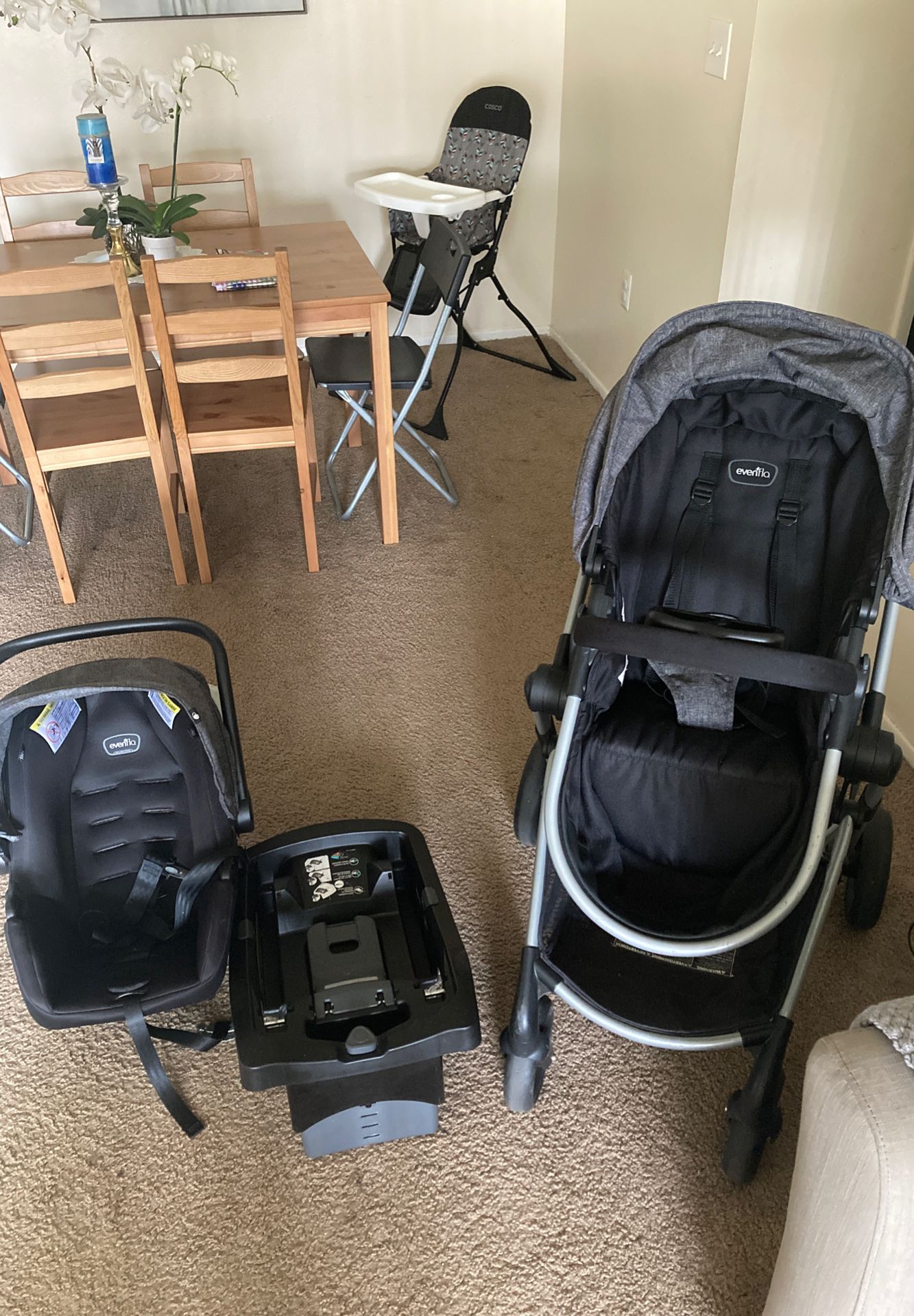 Stroller with Infant Car Seat