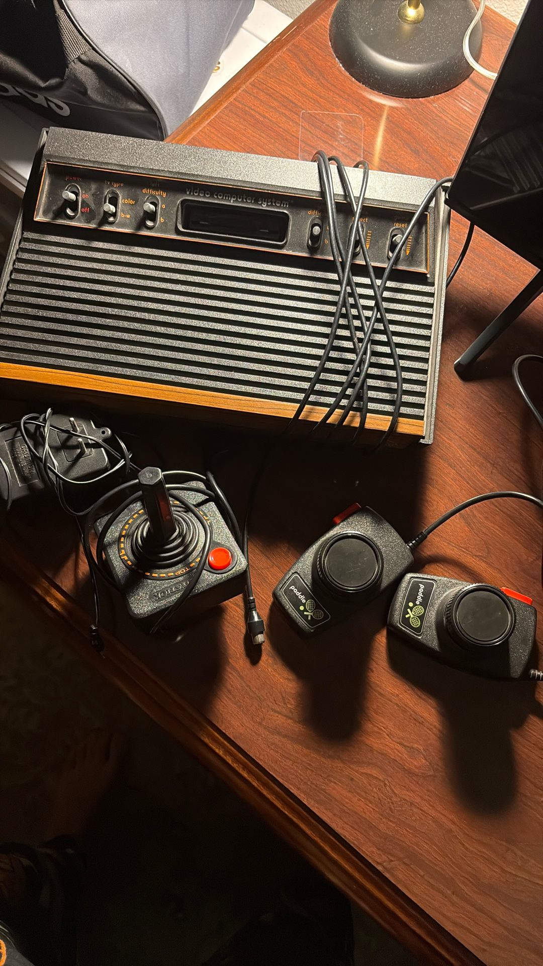 Atari 2600 PAL Version with Controllers