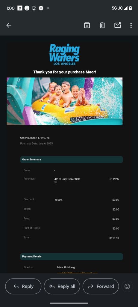 Raging Waters Tickets 50% Off