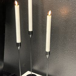 Flameless Candle & Holder