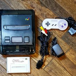 Super Famicom Super Nintendo Console RGB S-Video  Bundle w Super Nintendo Controller Chrono Trigger Game