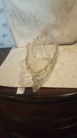 Vintage Clear Decorative Bowl