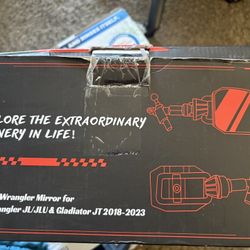 Upgraded Mirrors Doors Off Compatible with Jeep Wrangler JL JLU and Gladiator JT 2018-2023