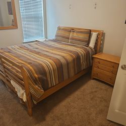 Full Bedroom Set - Wood