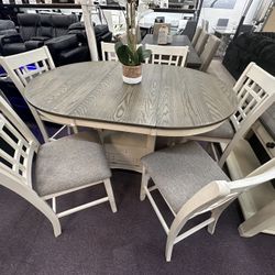 Dining Table W/6 Chairs