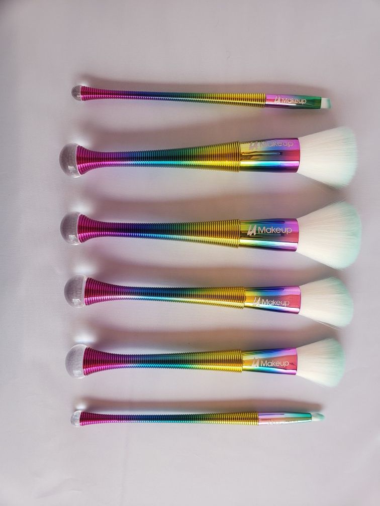 6 pcs makeup brush set