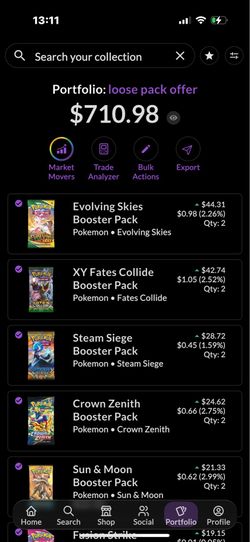 Pokemon TCG: Era Loose Pack Assortment 42 Packs XY SM SWSH SV