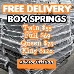 Box Springs  Twin box Full box  Queen box  King box  Bases para colchon  Box spring 