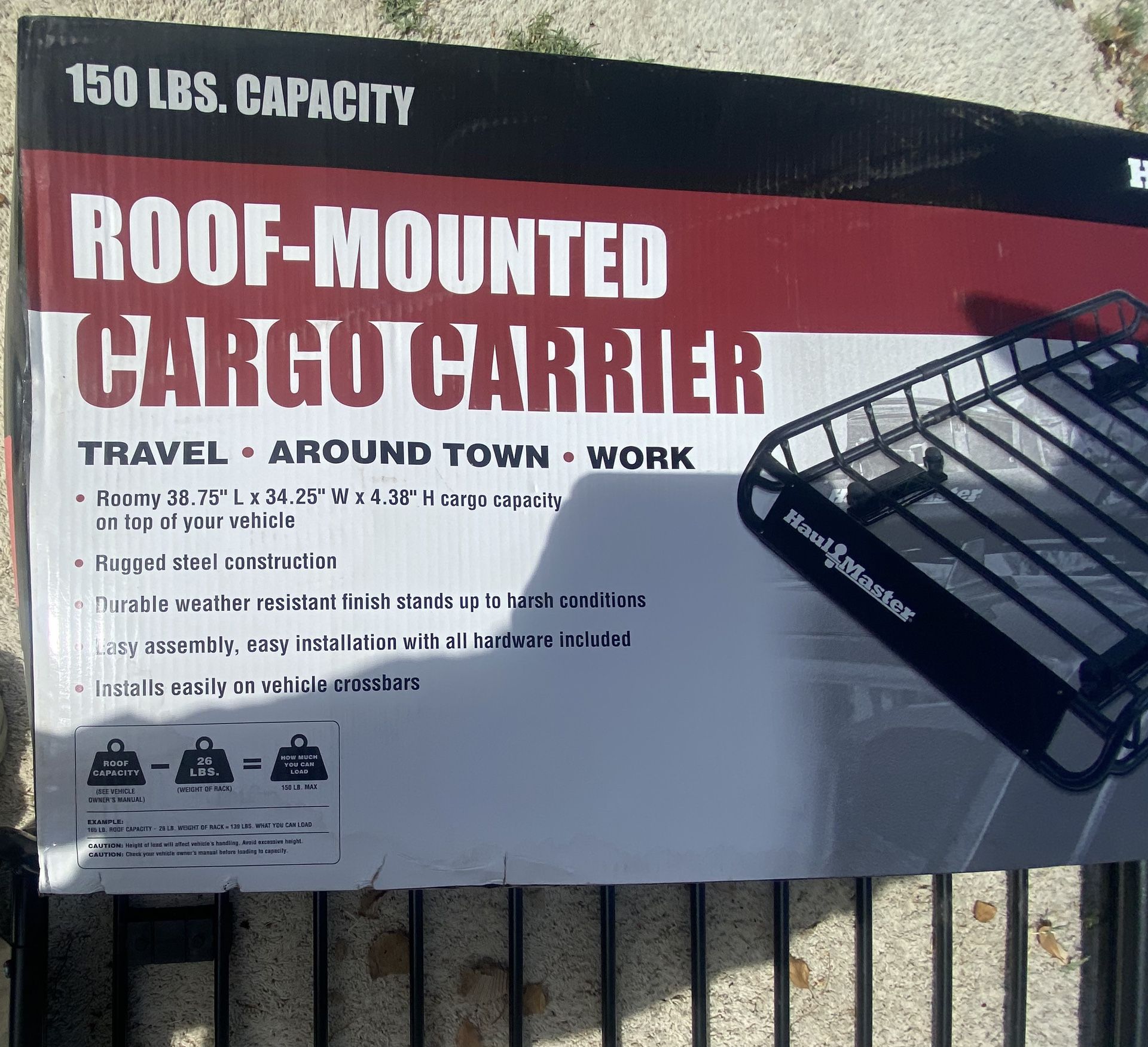 ROOF-MOUNTED CARGO CARRIER