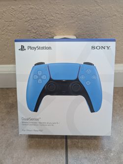 Sony PlayStation 5 PS5 DualSense Wireless Controller Haptic Feedback Mic Headset Starlight Blue