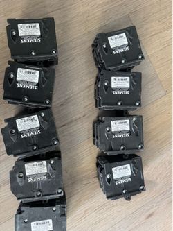 Siemens Double Pole Circuit Breakers – 20A / 60A / 80A / 125A