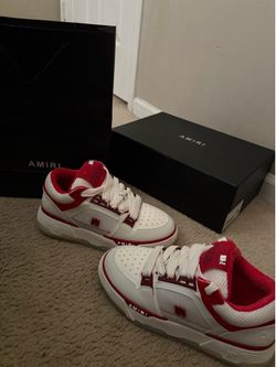 Amiri MA-1 White/Red (SIZE 42) *US 8.5*
