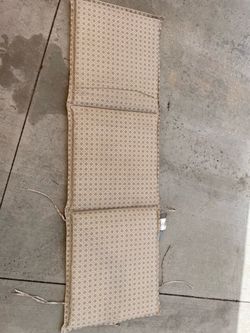 Outdoor chaise lounge cushion
