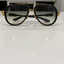 Men's Dita Vastik Sunglasses Yellow Gold/Black with original case
