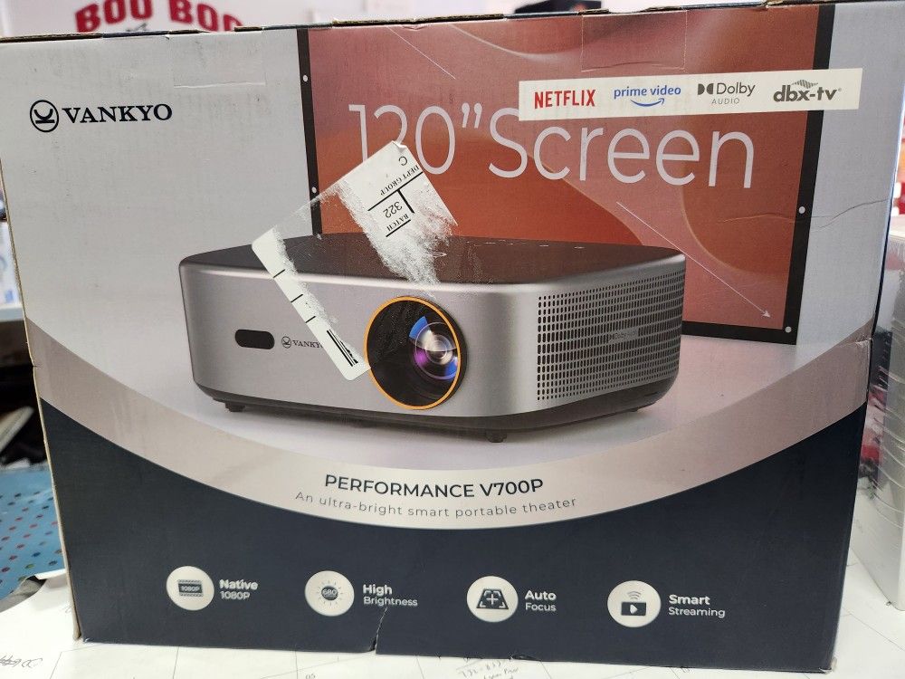 Vankyo V700 Pro 1080p Wireless Smart Portable Projector