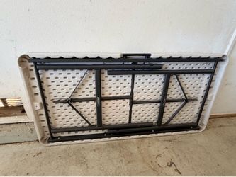Folding table and chairs