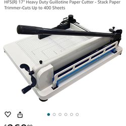 Heavy Duty 400 Sheet Guillotine Paper Cutter