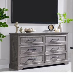 Brand New Unassembled Dresser Grey Wash 