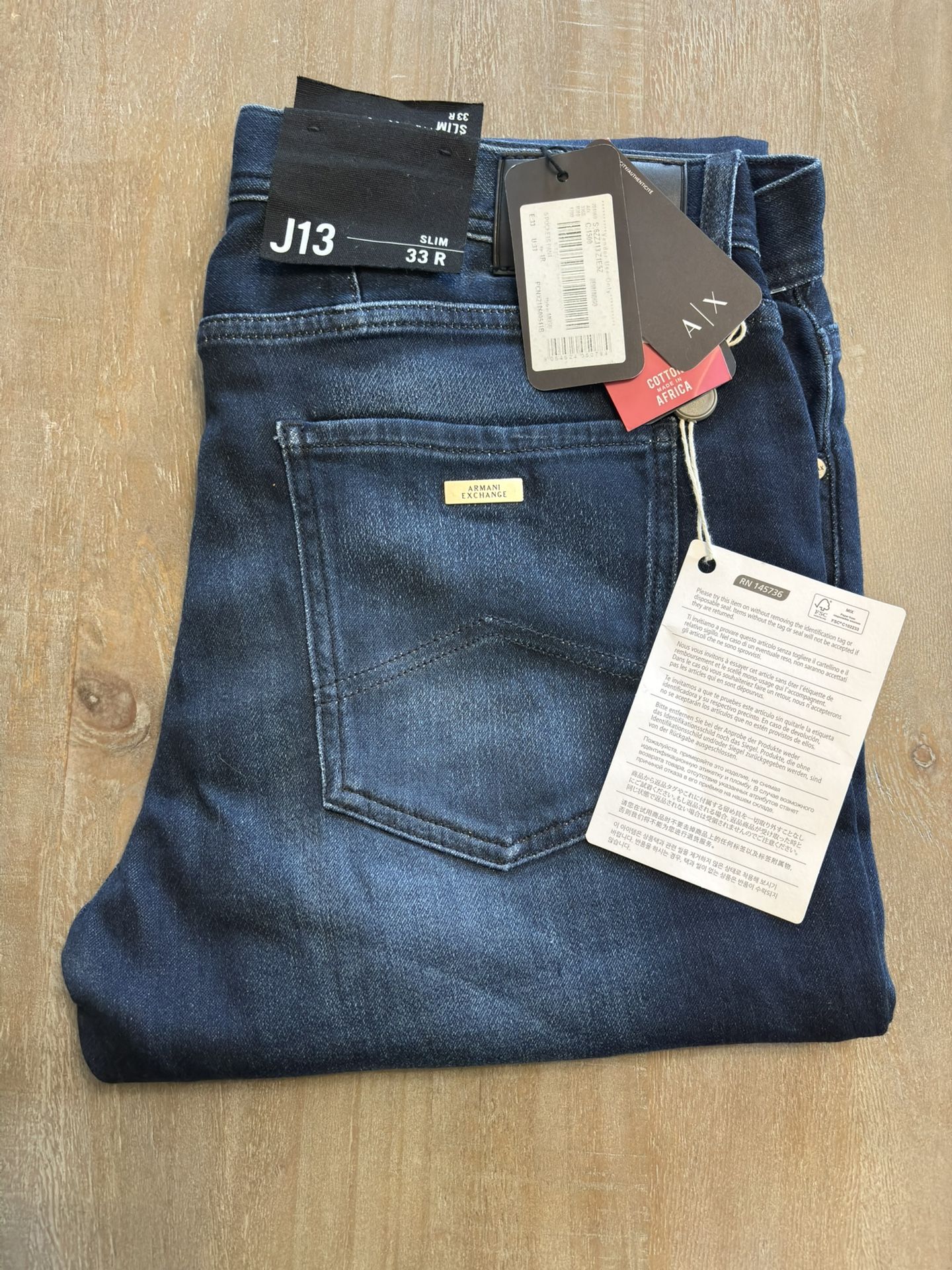 Armani Exchange Slim Fit J13 Jeans New