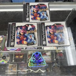 Xmen Vs Street Fighter Ps1 $80-$100 Each Gamehogs 11am-7pm