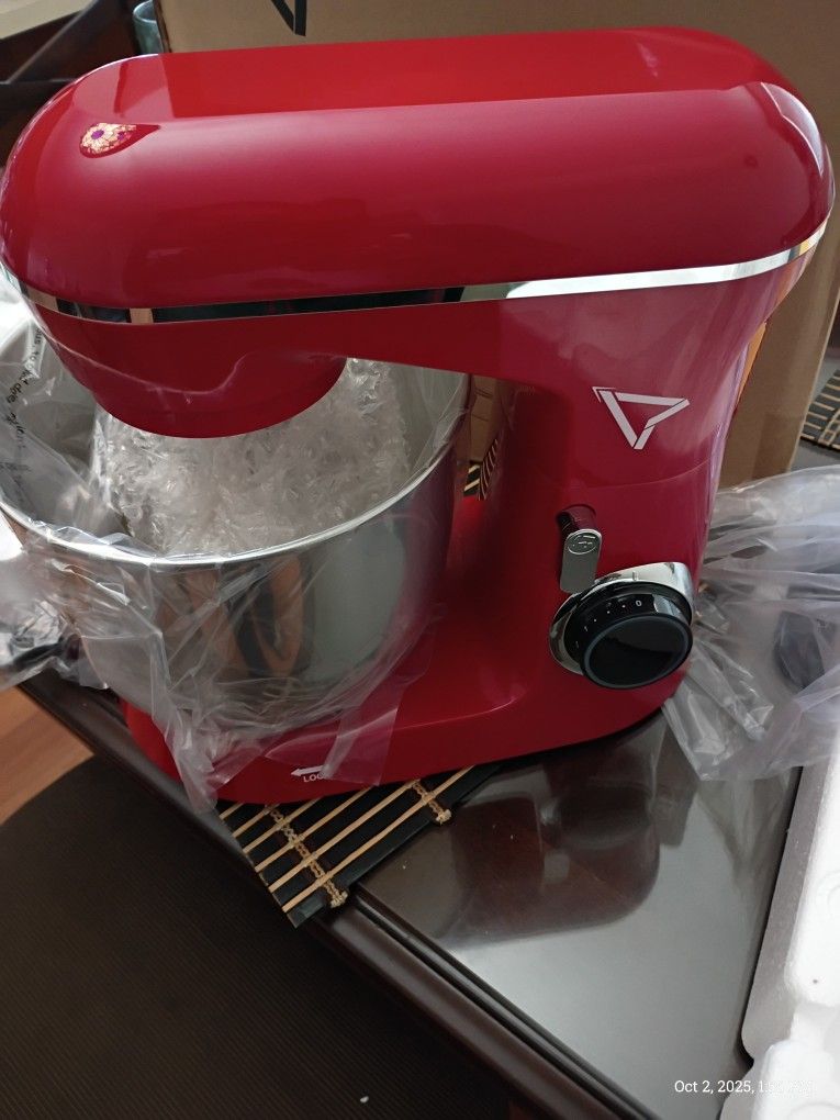 Red Electric Stand Mixer